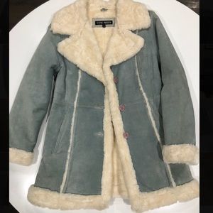 Suede shearling coat ⭐️